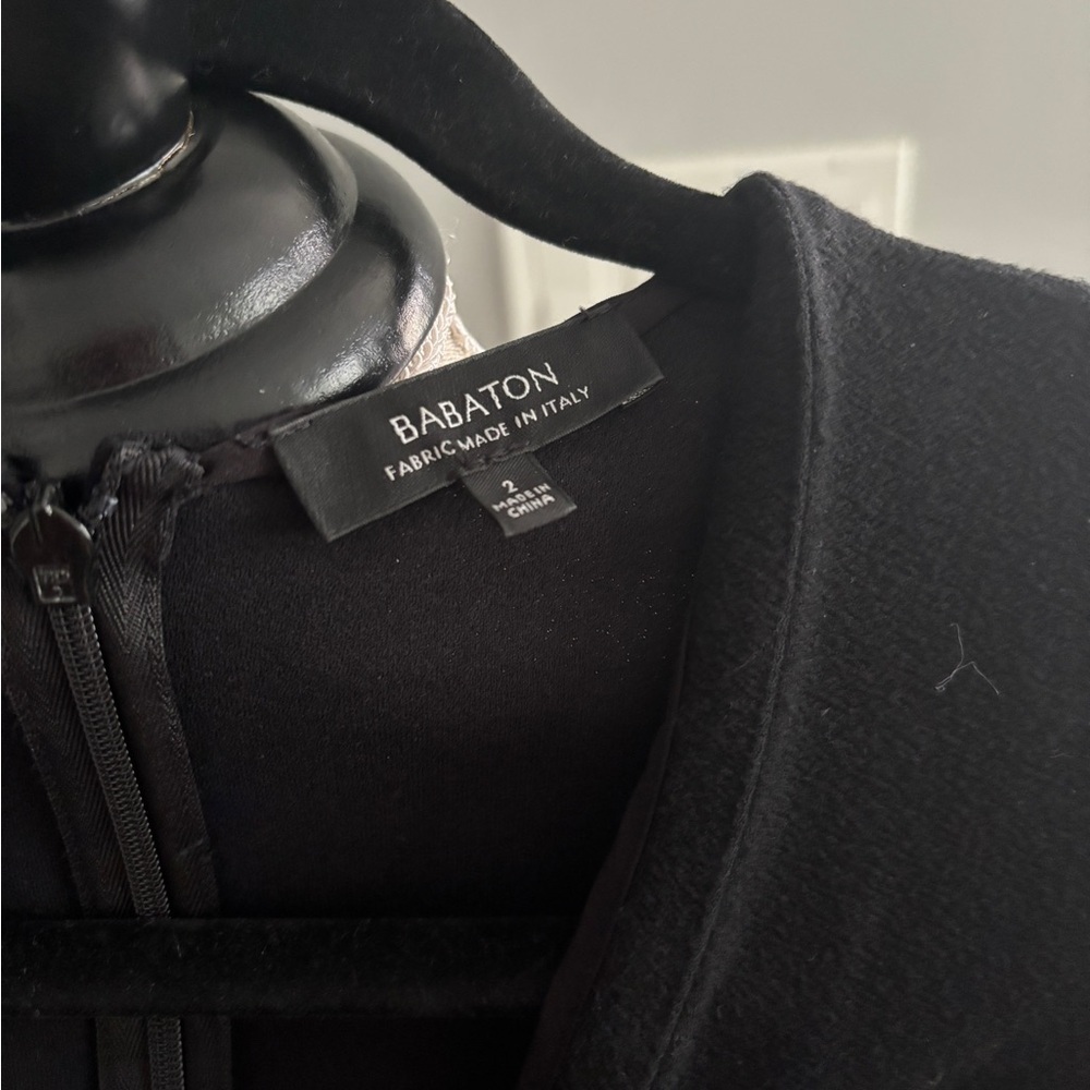 Babaton black V line dress Leon pencil dress - Picture 3 of 8